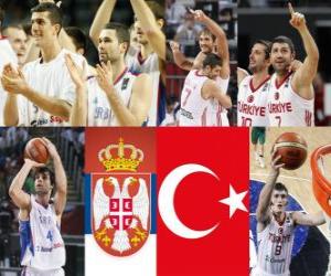 пазл Сербия - Турция, полуфинал, 2010 Чемпионат мира по Турции